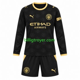 Billige Fotballdrakter Manchester City Barn Bortedraktsett 2026/27 Langermet